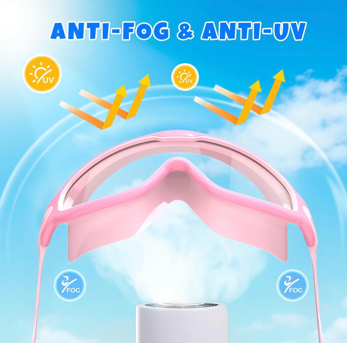 Zenlo™️ Kids Anti-Fog Swimming Goggles With Earplugs (3-15 Years)