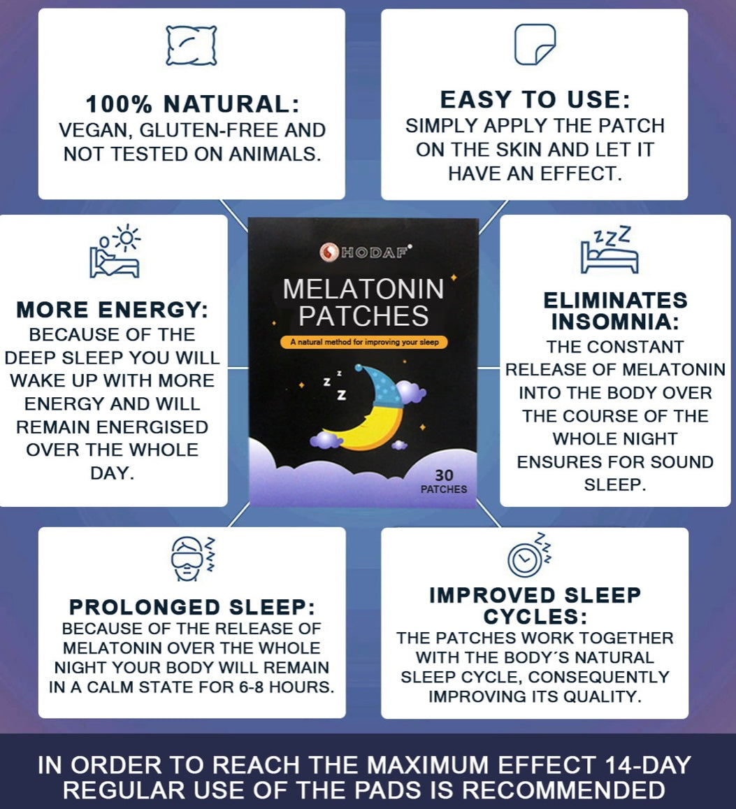 Zenlo™️ Natural Sleeping Patches (30) Made in UAE