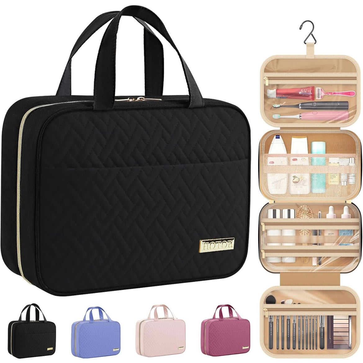 Zenlo™️ Travel Hanging Cosmetics & Makeup Bag (Water-Proof)
