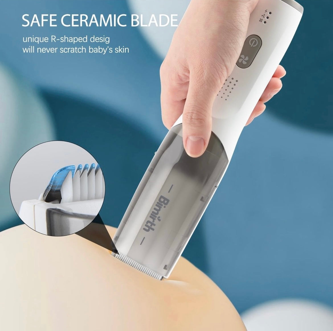Zenlo™️ Baby Safe Vacuum Hair Trimmer