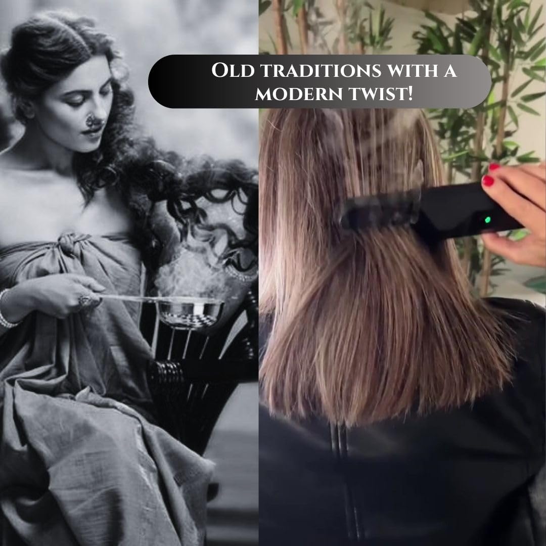 Zenlo™️ 2 in 1 Bakhour Incense Hair Comb & Diffuser (Bakhour Scents Included)