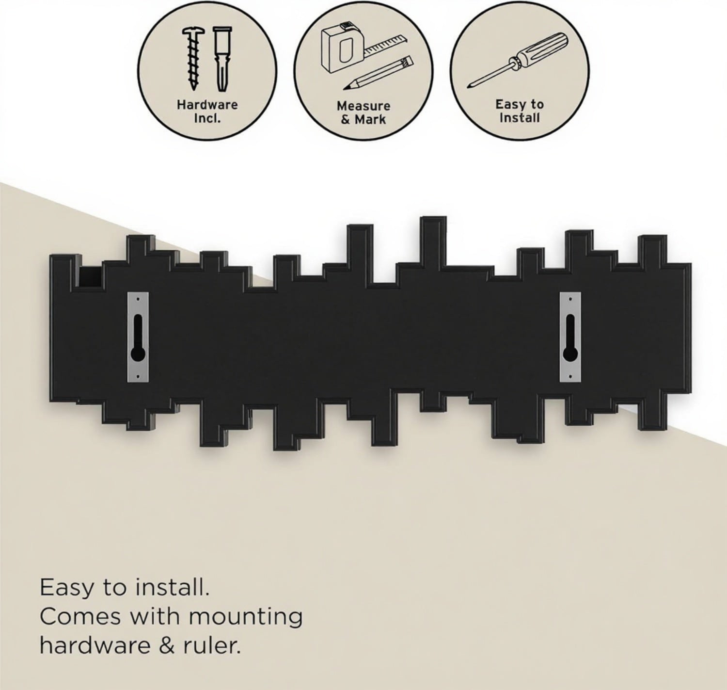 Zenlo™️ Wall Mounted Modern Hanging Hooks