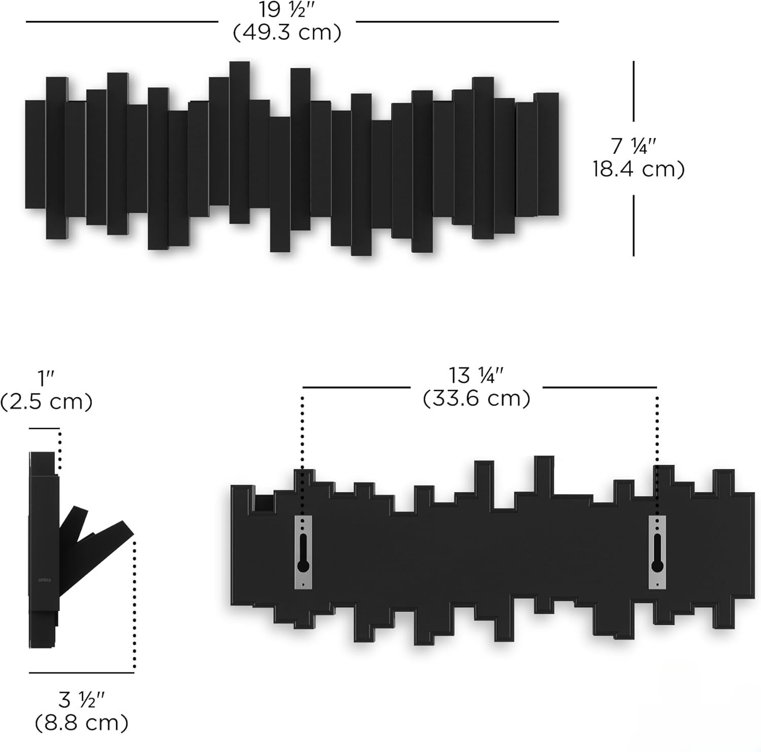 Zenlo™️ Wall Mounted Modern Hanging Hooks