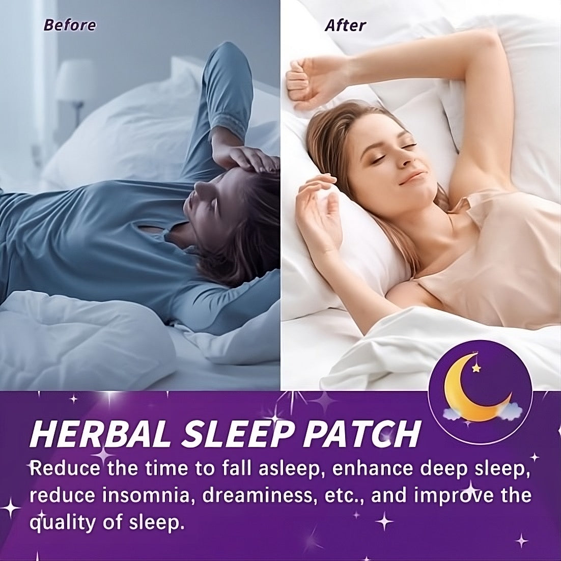 Zenlo™️ Natural Sleeping Patches (30) Made in UAE