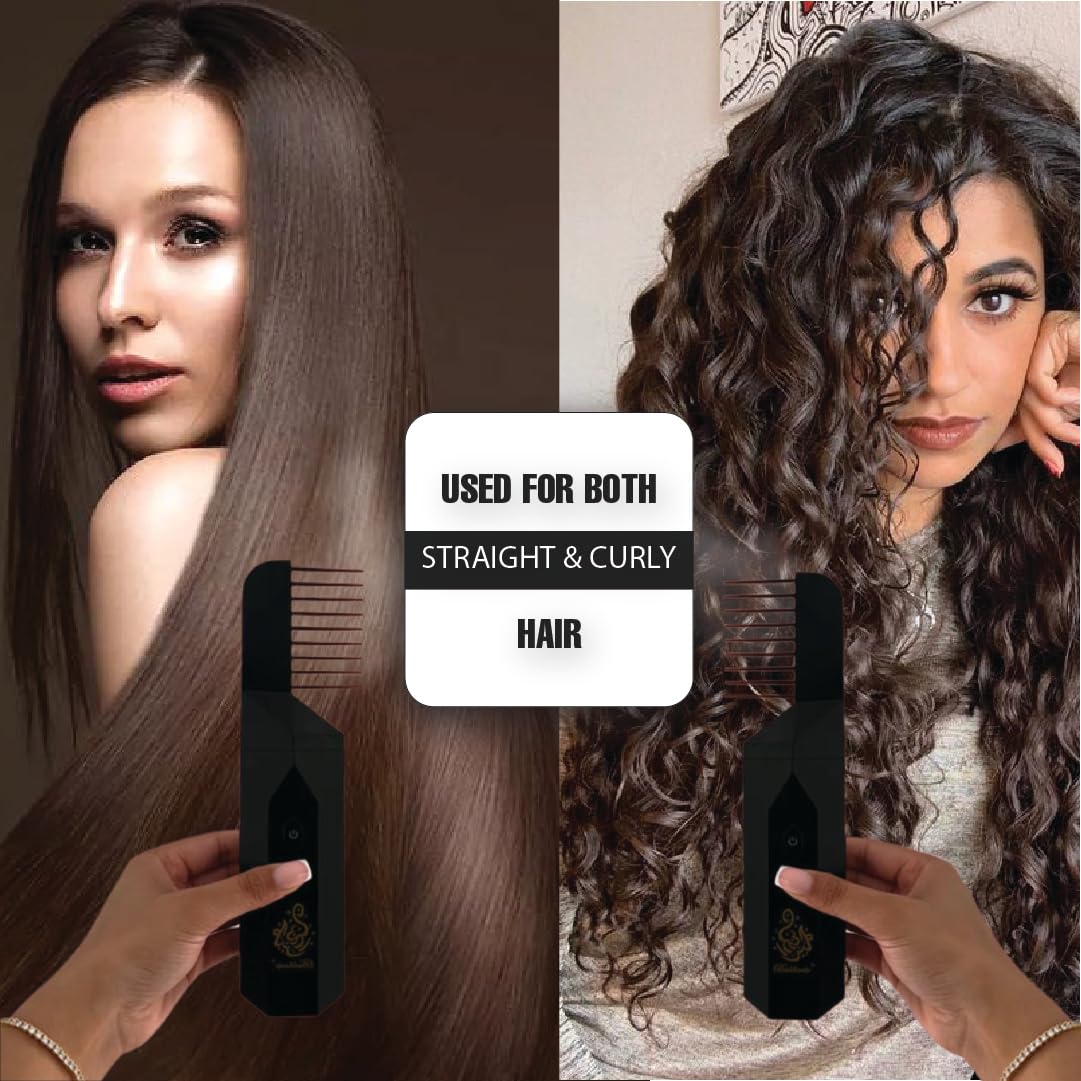 Zenlo™️ 2 in 1 Bakhour Incense Hair Comb & Diffuser (Bakhour Scents Included)