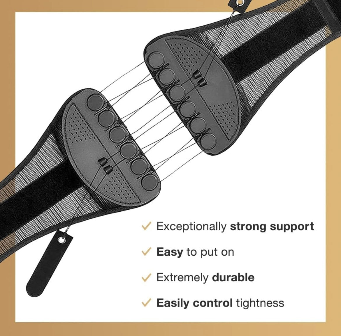 Zenlo™️ Back, Hips & Waist Support Belt For Men & Women (Adjustable Size)