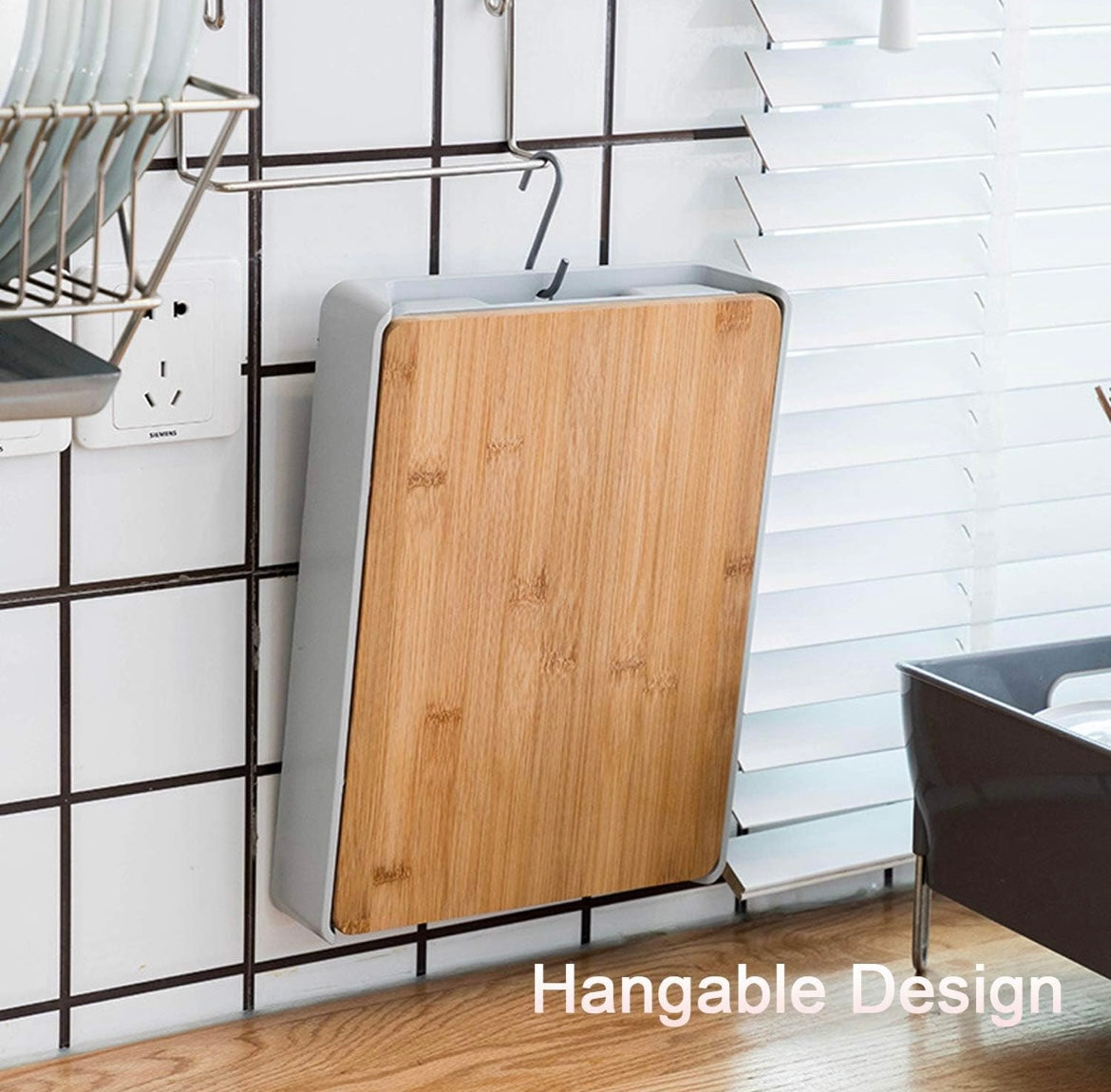 Zenlo™️ Bamboo Cutting Board With Slide Drawer