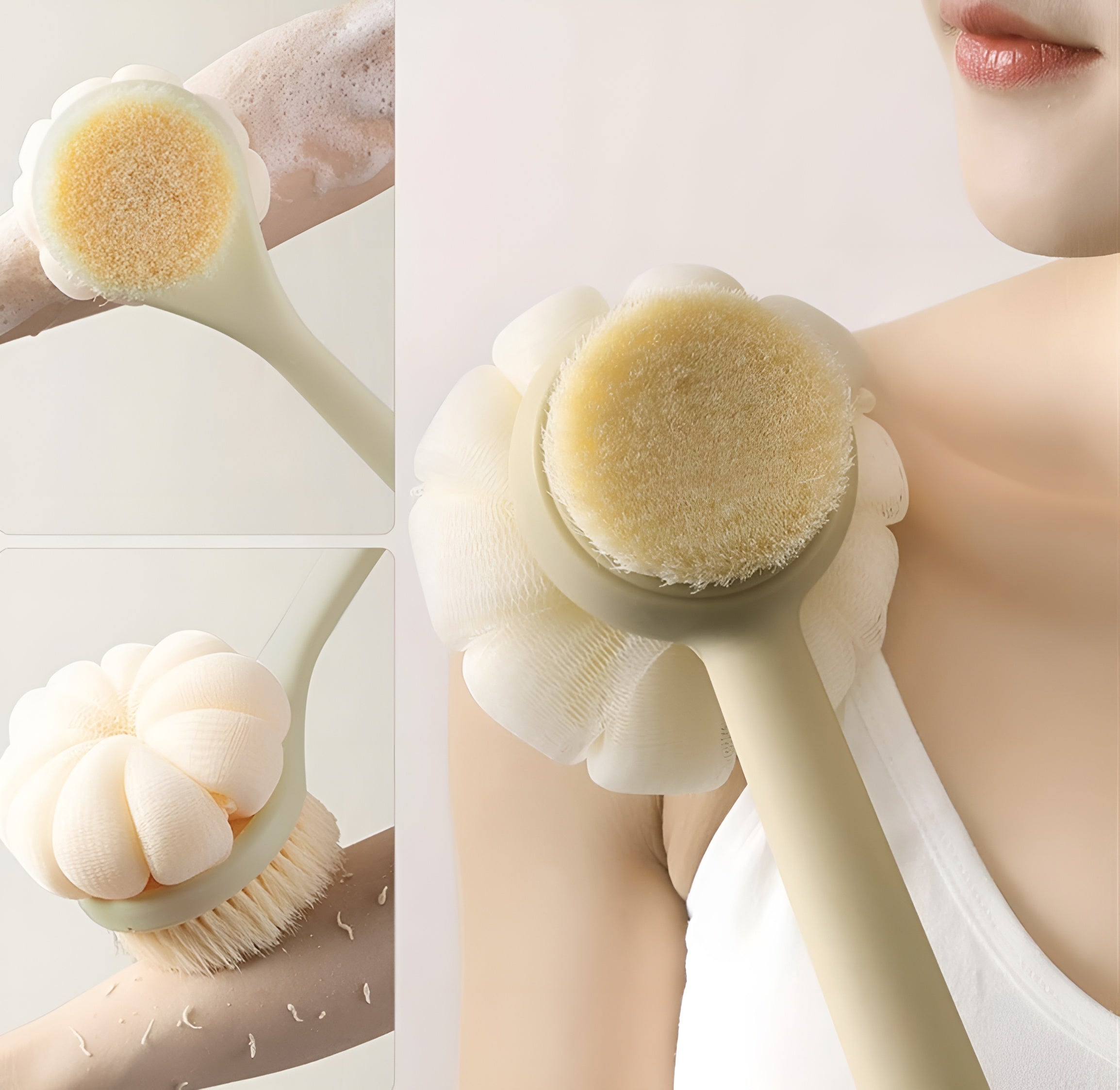 Zenlo™️ 2 In 1 Double-Sided Bath Brush Cleaner